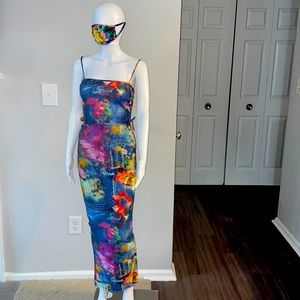 COPY - Fitted dress with matching mask
